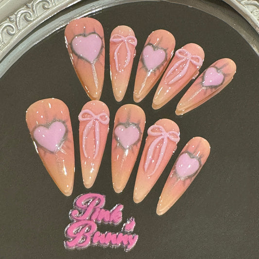 Pink Bow Almond